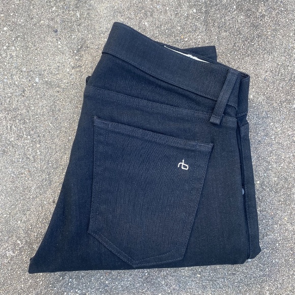 Rag & Bone Black Fit 1 skinny jeans Ksubi APC Redone Ralph Lauren Rrl Frame - Picture 1 of 7